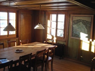 Salon avec coin repas - Maison de vacances Ursulina