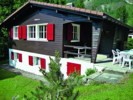 Exterior view in summer - Holiday house Wildente Sörenberg