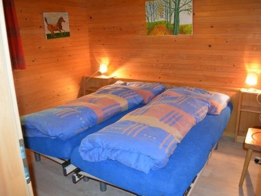 Schlafzimmer - Ferienhaus Wildente
