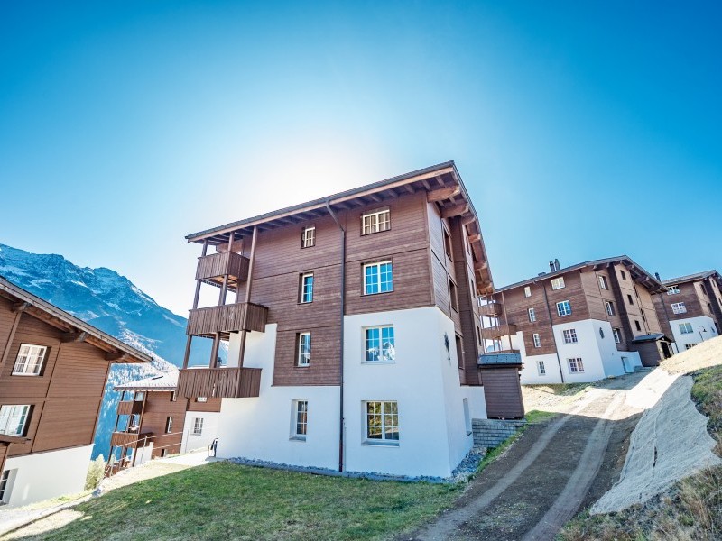 Vue extérieure en été - Parc de vacances Alpine Village