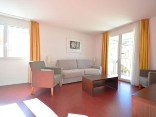 Wohnzimmer - Ferienresidenz Surses Alpin