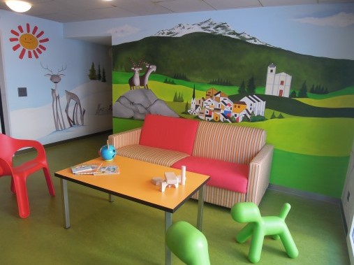 Stanza con giochi - Residenza di vacanza Surses Alpin