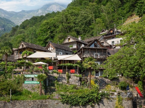 Exterior view of the holiday complex - Rustici della Verzasca