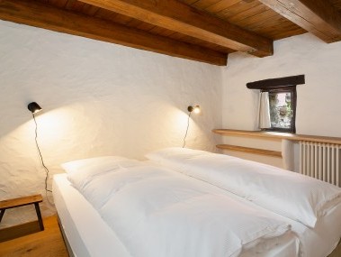 Schlafzimmer - Feriensiedlung Rustici della Verzasca