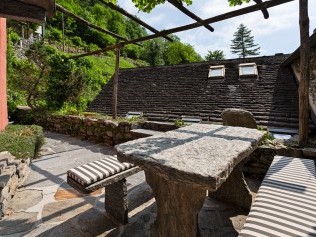 Terrasse - Feriensiedlung Rustici della Verzasca