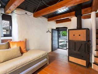 Wohnzimmer - Feriensiedlung Rustici della Verzasca