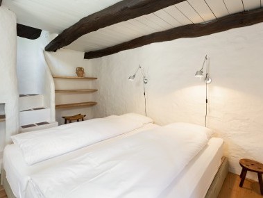 Schlafzimmer - Feriensiedlung Rustici della Verzasca
