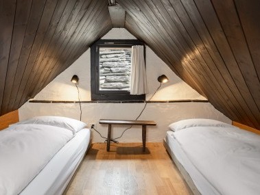 Schlafzimmer - Feriensiedlung Rustici della Verzasca