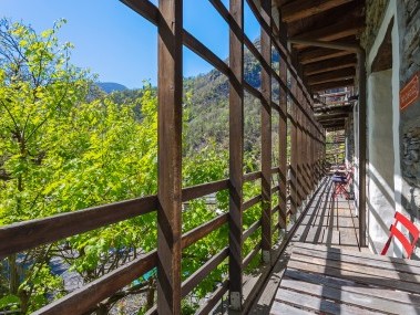 Balkon - Feriensiedlung Rustici della Verzasca