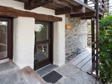 Aussenansicht der Ferienwohnungen - Feriensiedlung Rustici della Verzasca