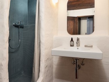 Badezimmer - Feriensiedlung Rustici della Verzasca
