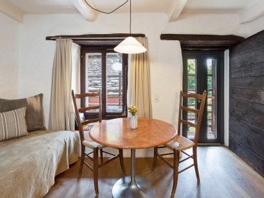 Wohnzimmer - Feriensiedlung Rustici della Verzasca