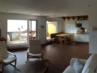 Wohnzimmer - Feriensiedlung Stockenmatt