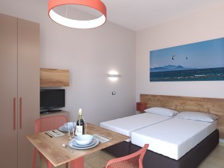 Wohn- und Schlafzimmer - Golfo del Sole