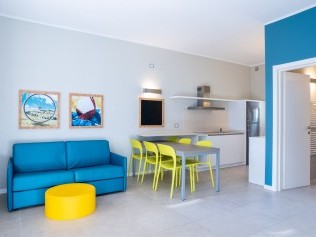 Wohnzimmer - Ferienwohnung - Golfo del Sole