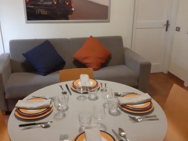 Wohnzimmer mit Essbereich - Golfo del Sole