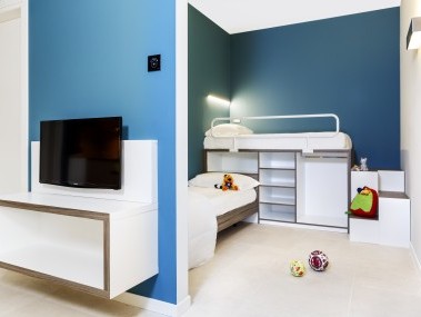 Kinderzimmer ohne abschliessbare Türe - Golfo del Sole