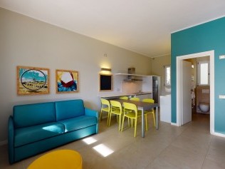 Wohnzimmer - Ferienwohnung - Golfo del Sole