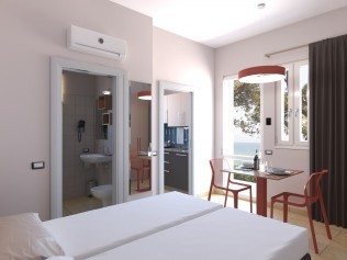 Wohn-/Schlafzimmer - Golfo del Sole