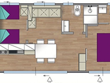 Grundriss - Holiday Resort Zaton Camping