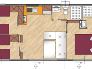 Grundriss - Holiday Resort Zaton Camping