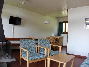 Wohnzimmer mit Essbereich - Leysin Lodge