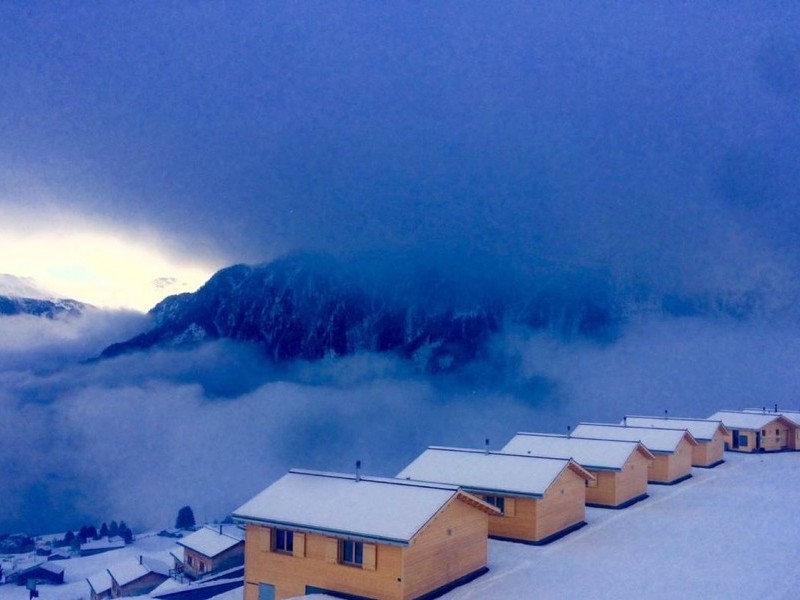 Vue extérieure en hiver - Maiensässresort Aclas Heinzenberg