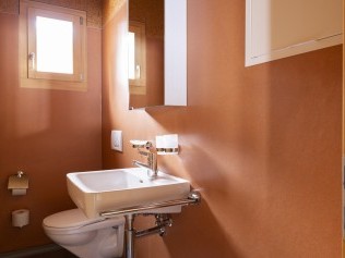 Badezimmer - Maiensässresort Aclas Heinzenberg