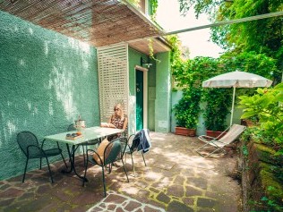 Gemütlicher Aussensitzplatz - Park Residence Il Gabbiano