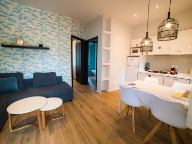 Cuisine avec salon - Park Residence Il Gabbiano