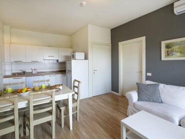 Cuisine avec salon - Park Residence Il Gabbiano