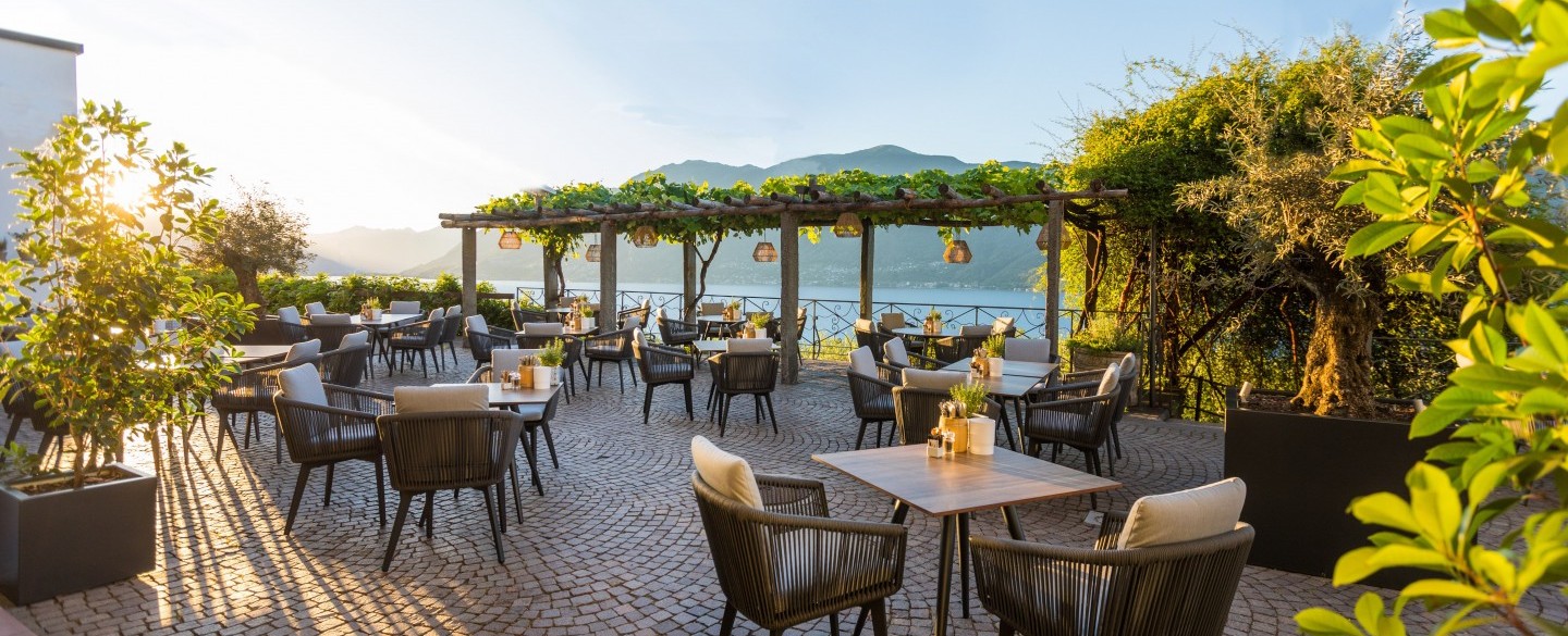 Terrasse - Parkhotel Brenscino Brissago