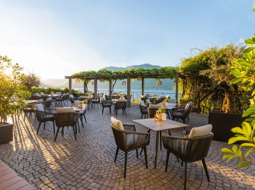 Panoramaterrasse - Parkhotel Brenscino Brissago