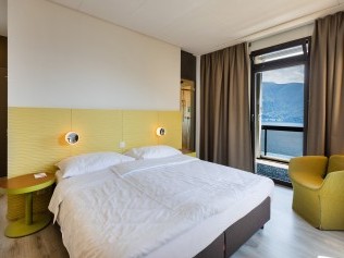Small Modern Double Room mit Seesicht - Parkhotel Brenscino Brissago
