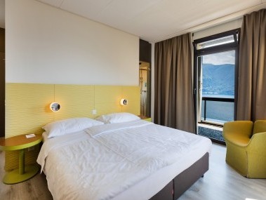 Small Modern Double Room mit Seesicht - Parkhotel Brenscino Brissago