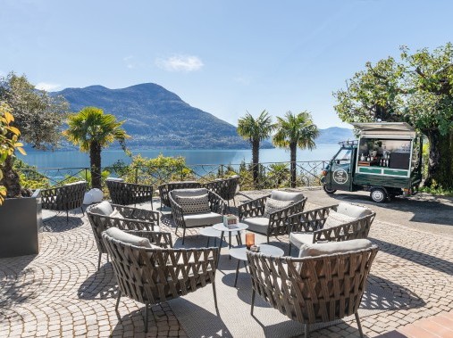 Panoramaterrasse - Parkhotel Brenscino Brissago