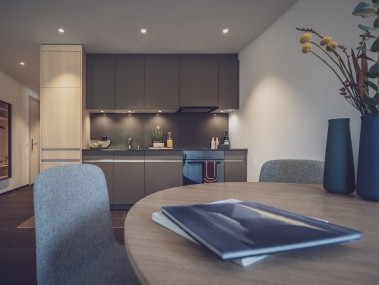 Küche mit Essbereich - Parsenn Resort