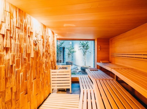 Espace bien-être avec sauna - Peaks Place Apartments