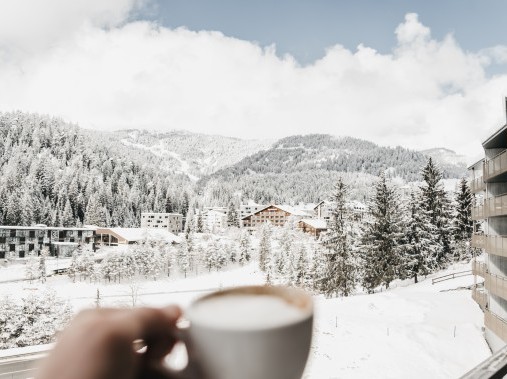 Vue extérieure en hiver - Peaks Place Apartments