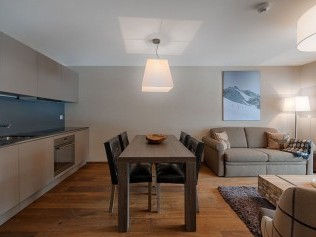 Wohnzimmer - Peaks Place Apartments