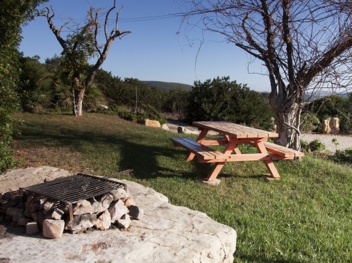Vue sur le coin barbecue - Podere Monte Sixeri Residenze di Campagna