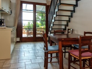 Cuisine avec coin repas - Poggio all'Agnello