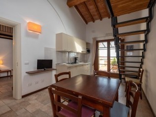 Cuisine avec coin repas - Poggio all'Agnello