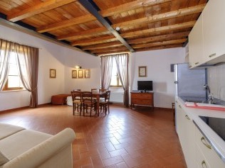 Salon avec coin repas - Poggio all'Agnello