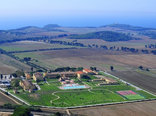 Struttura di vacanza dall'alto - Poggio all'Agnello Baratti