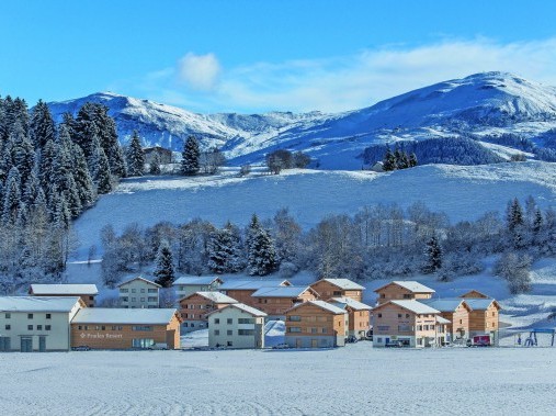 Vue extérieure en hiver - Pradas Resort