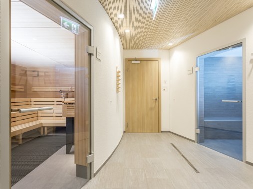 Espace bien-être avec sauna - Pradas Resort