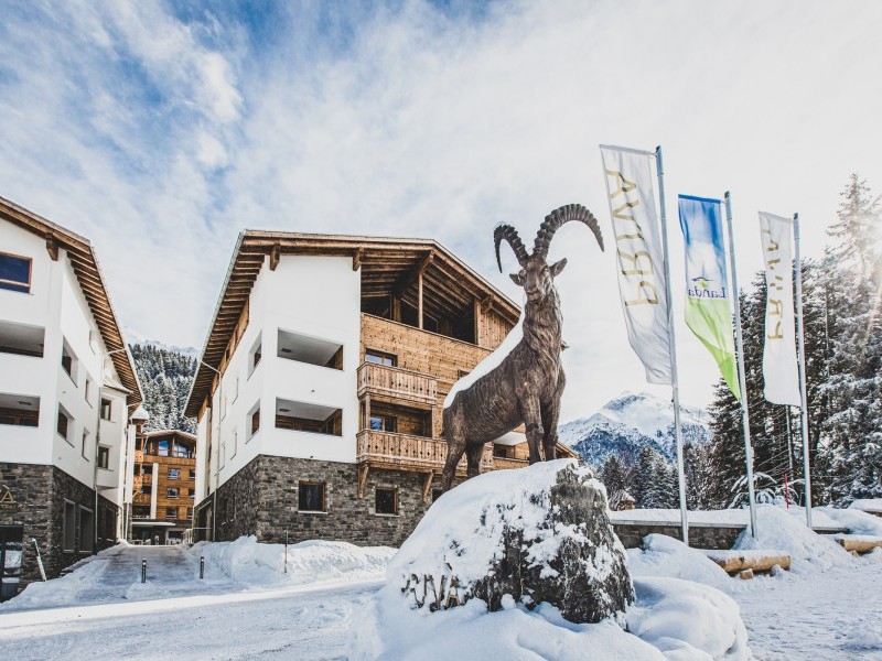 Bird's-eye view of the holiday resort - PRIVÀ Alpine Lodge
