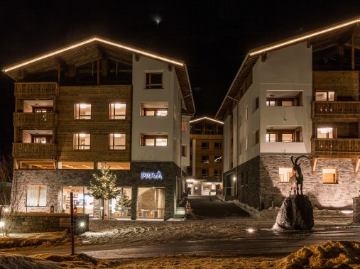 Vista esterna in inverno - PRIVÀ Alpine Lodge