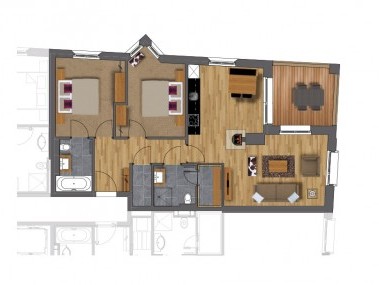 Grundriss - PRIVÀ Alpine Lodge